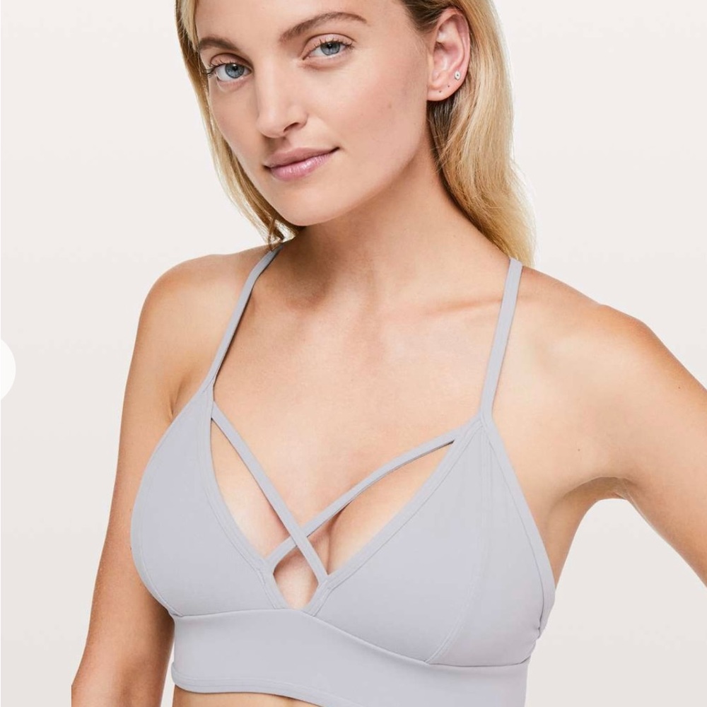 Lululemon Radiant Rhapsody Bra Lavender Grey Gem